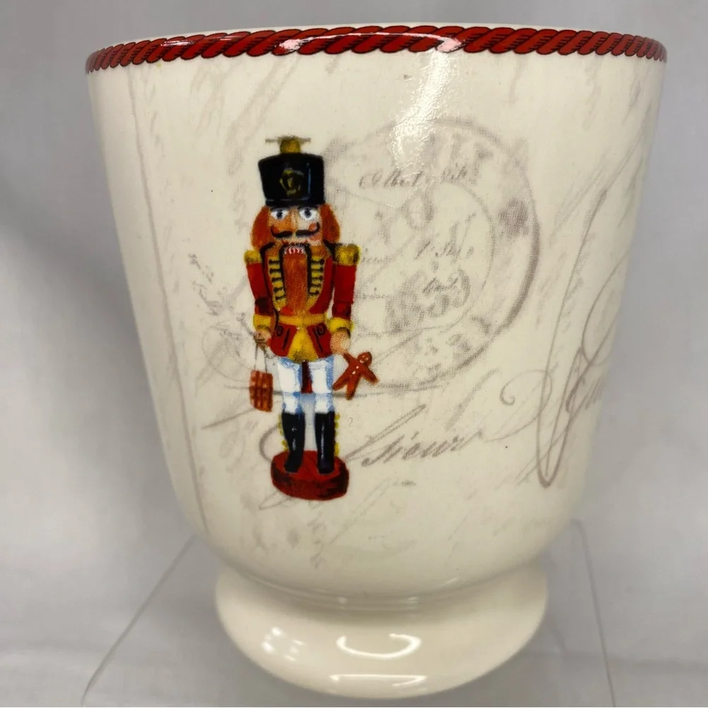 Williams Sonoma ~ Nutcracker Footed Pedestal Coffee Mug
